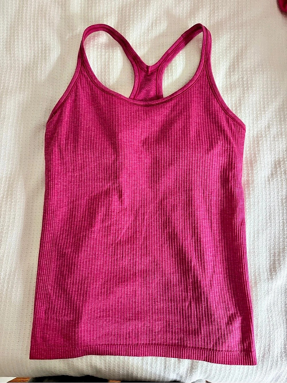 lululemon Ebb to Street Tank Top in Pink Like New
